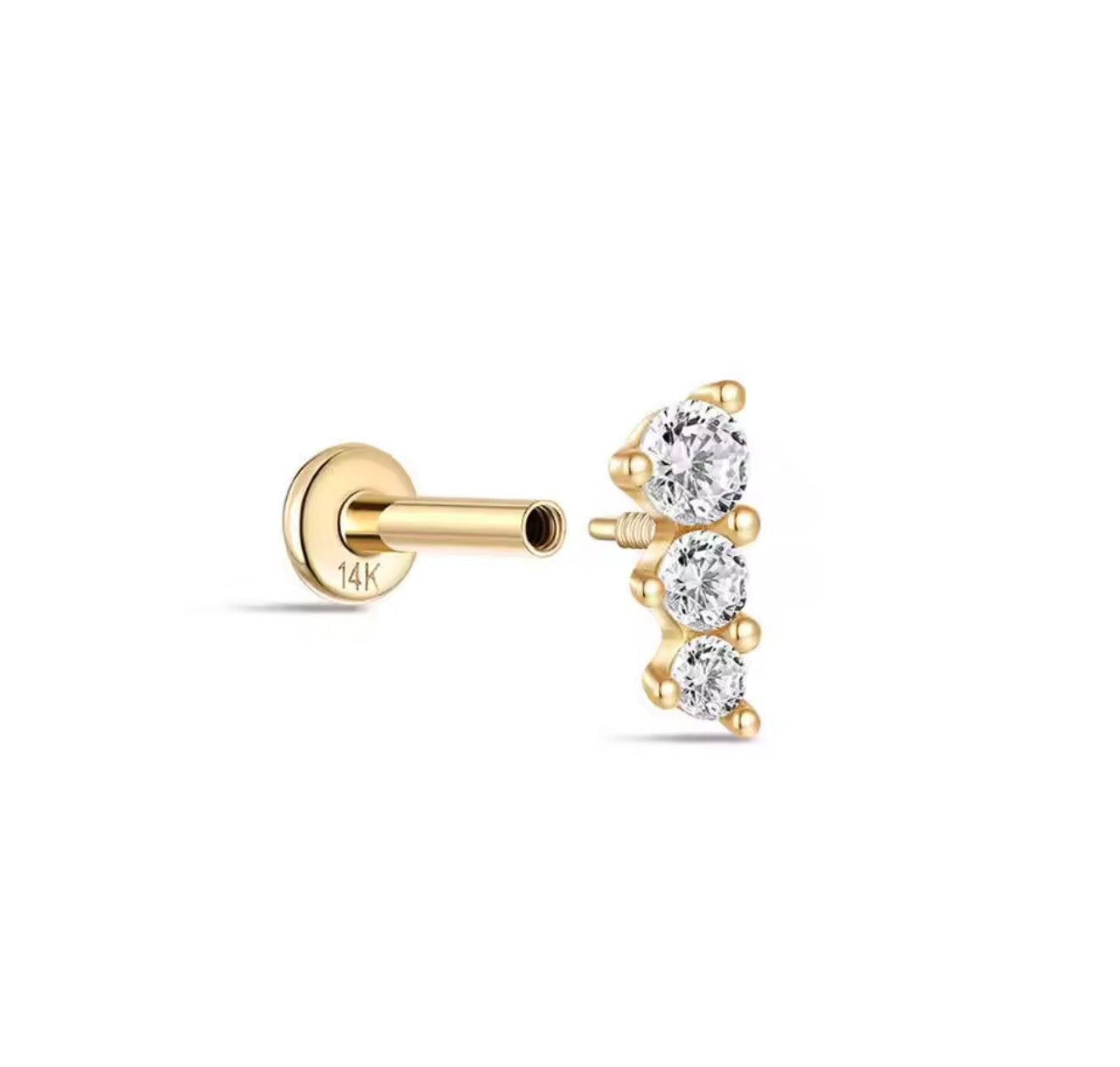 14k stud