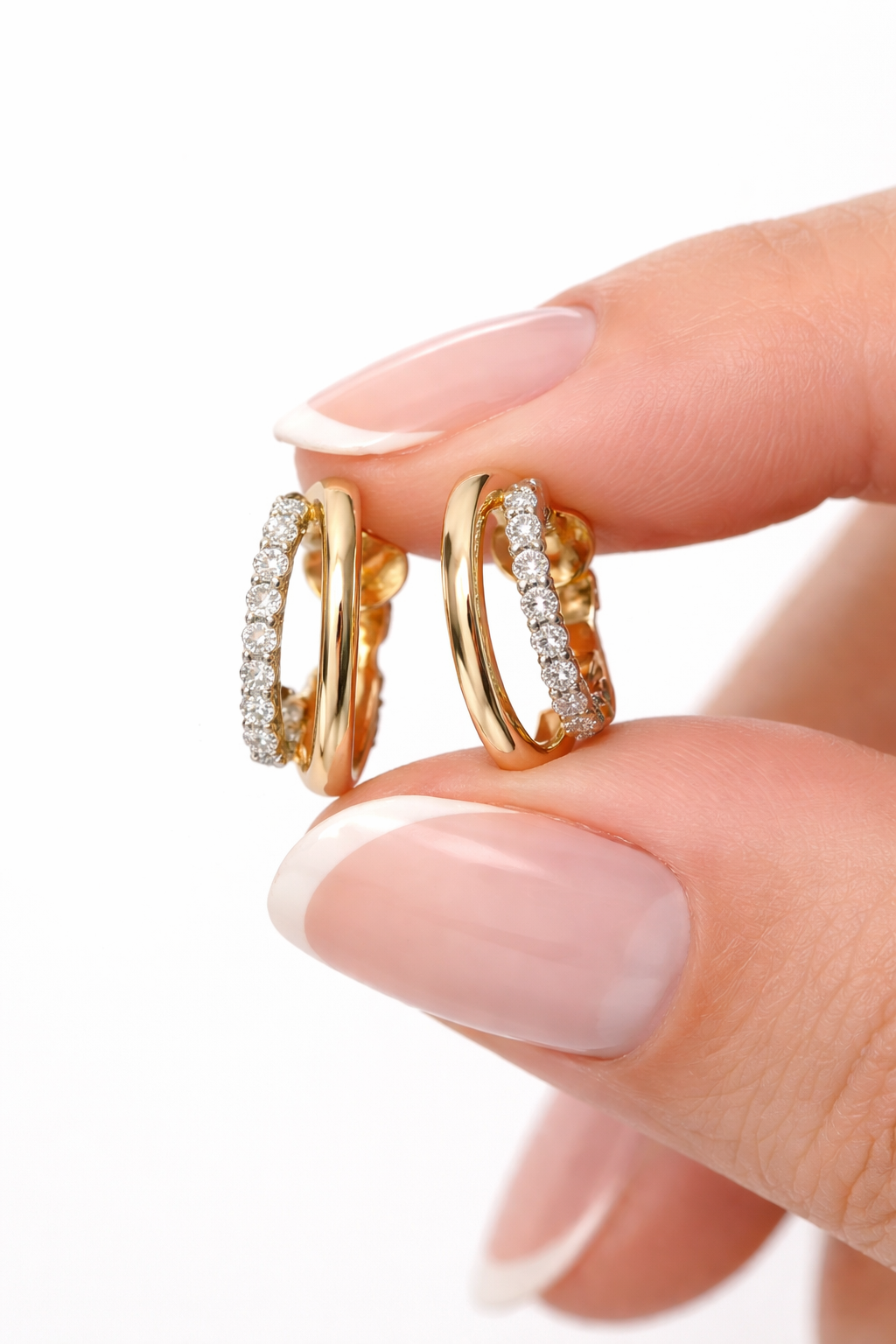 Two-Tone Moissanite _ Pair
