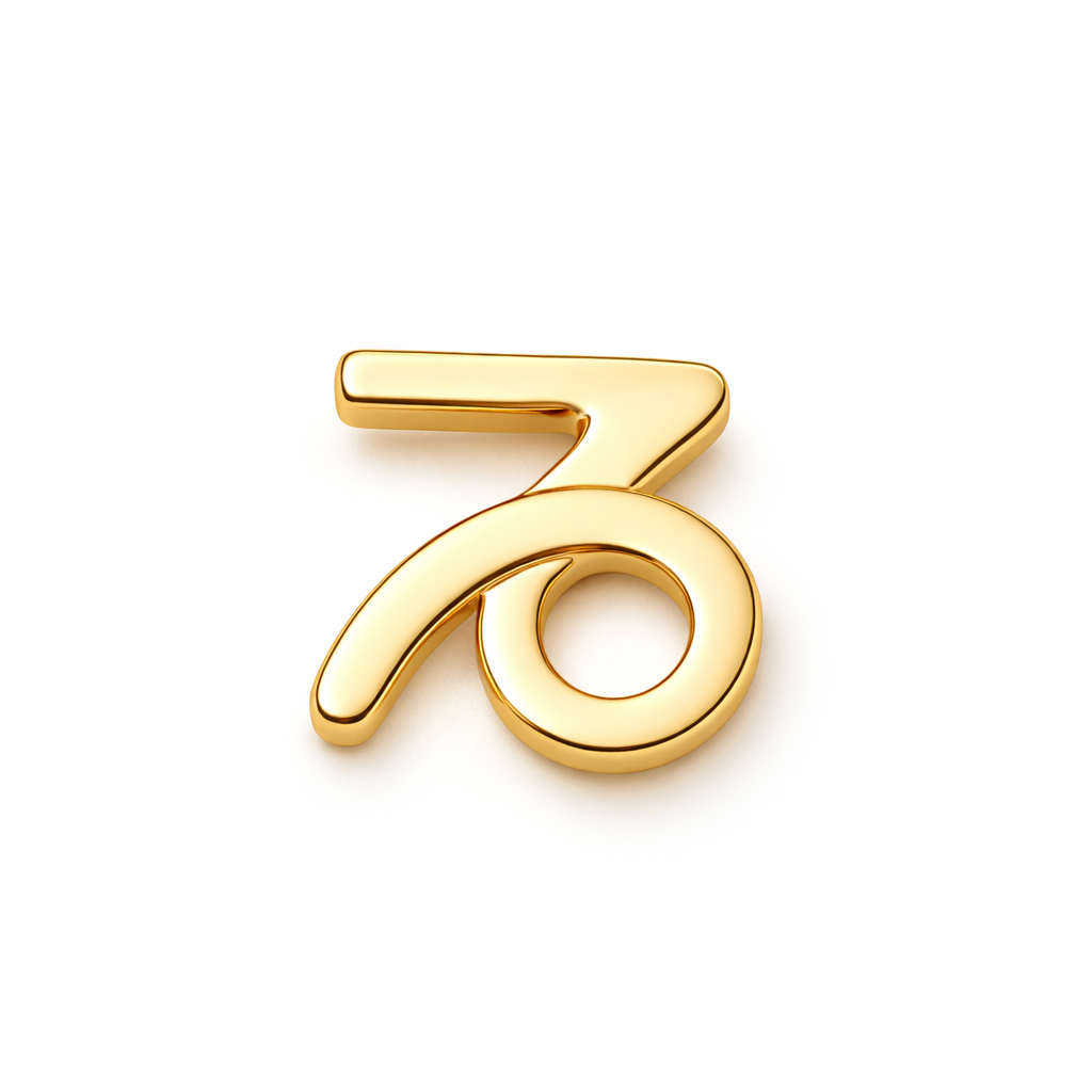 14k Zodiac sign