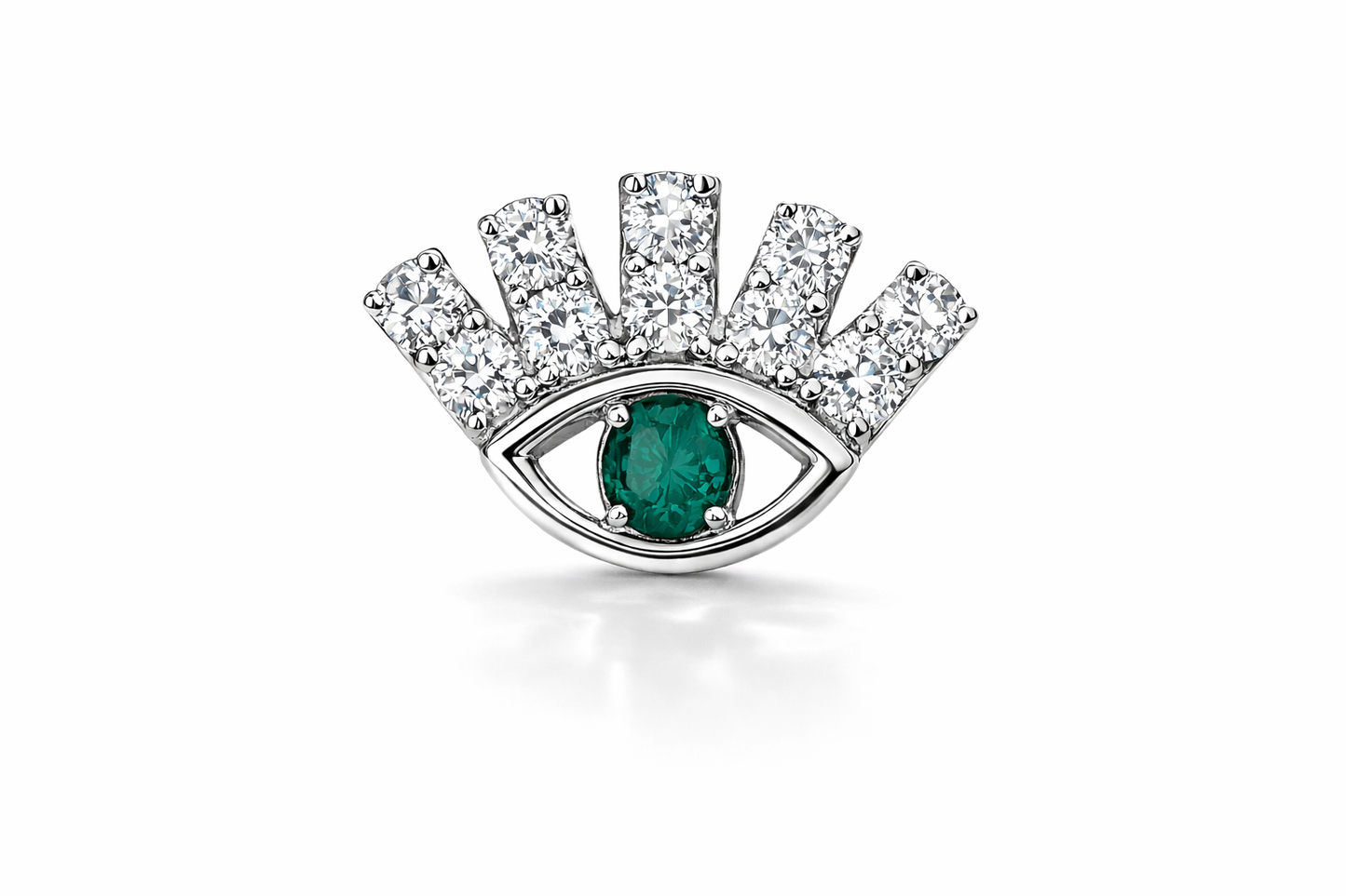 18k Gold natural Diamond stud