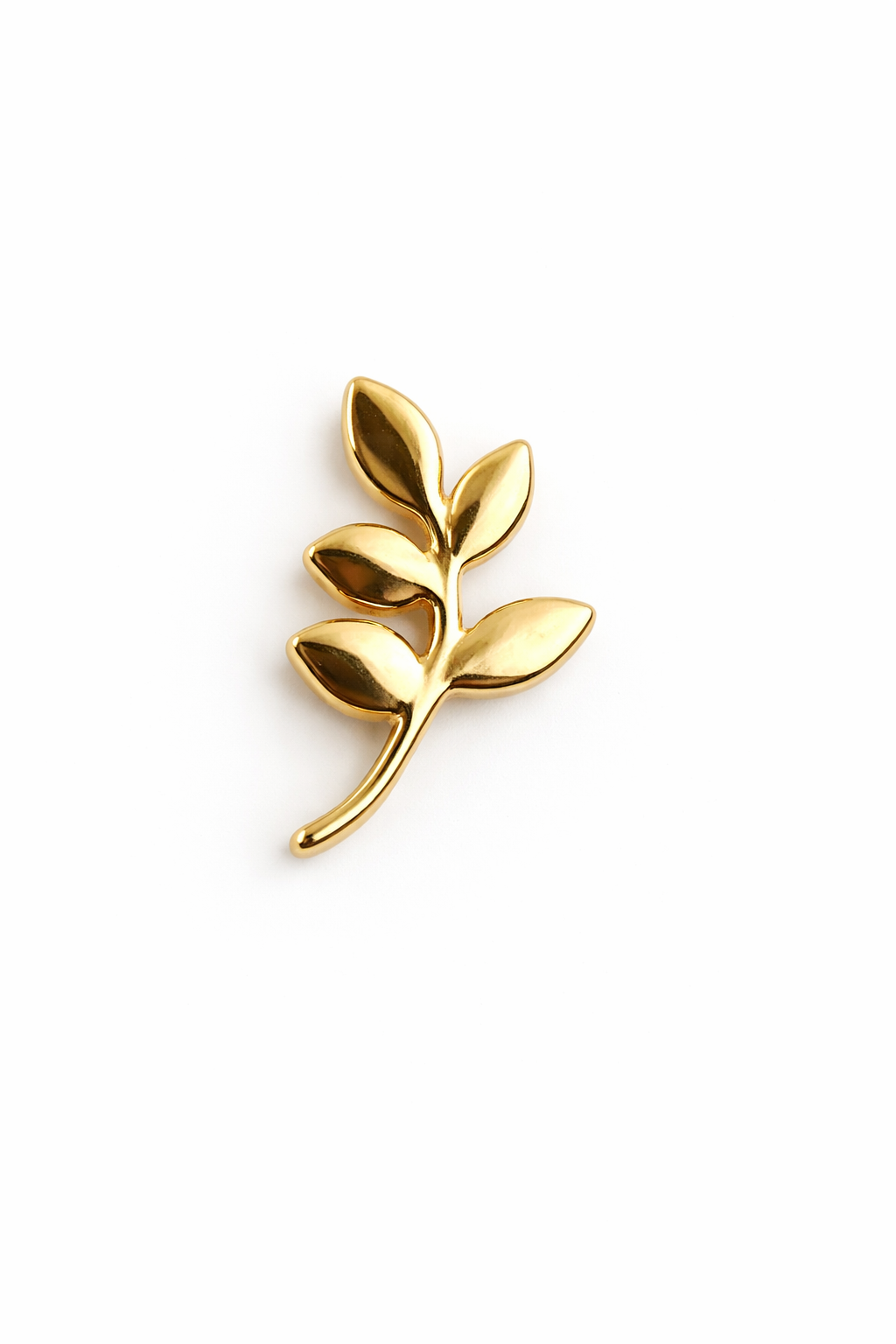 18k Gold Plain Earring