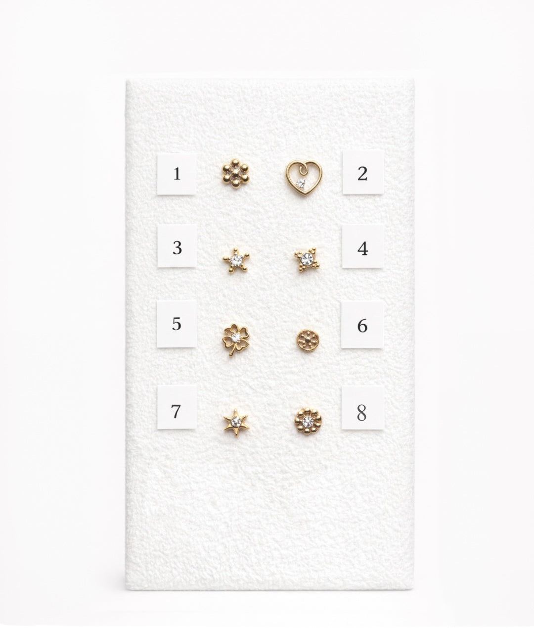18k Gold Simple studs
