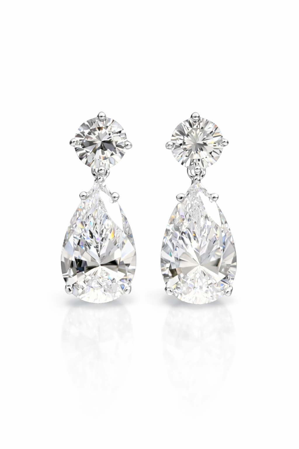 Premium Moissanite Drop Earrings