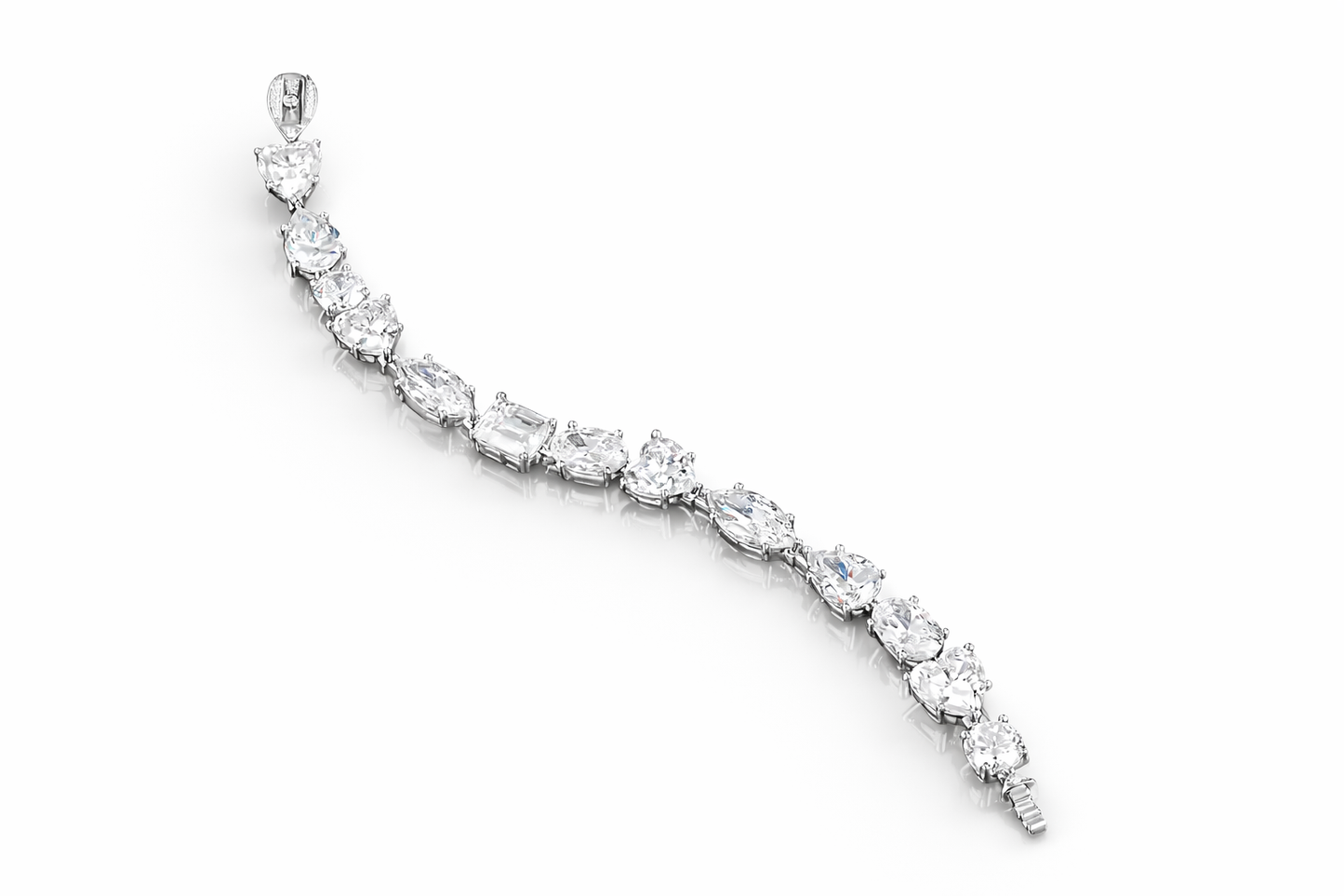 Moissanite White Bracelet