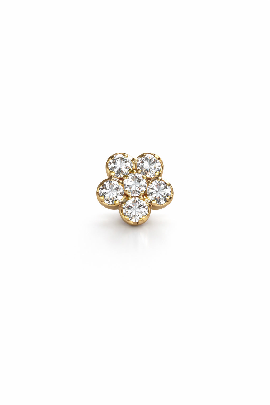 18k Gold stud