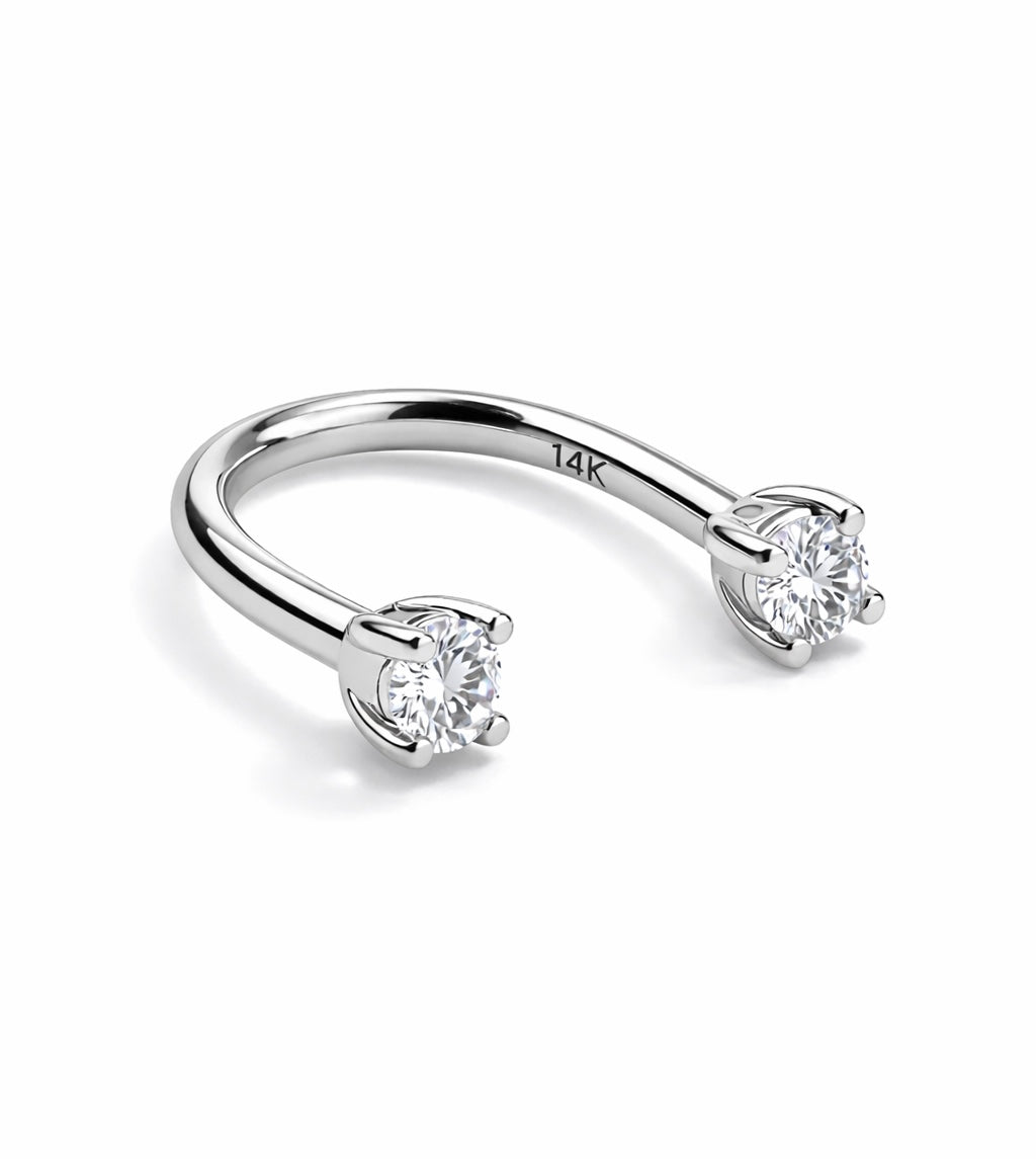 14k Gold U Design