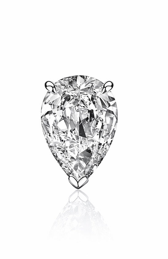 Moissanite Pear Cut 3 CT