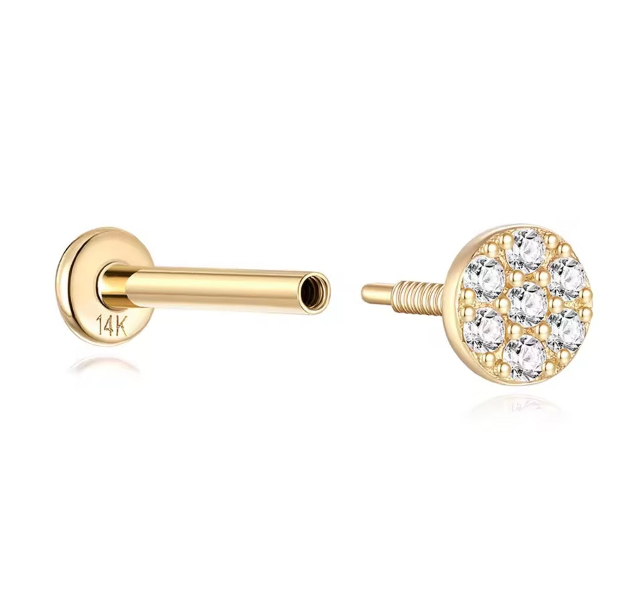 14k Gold stud
