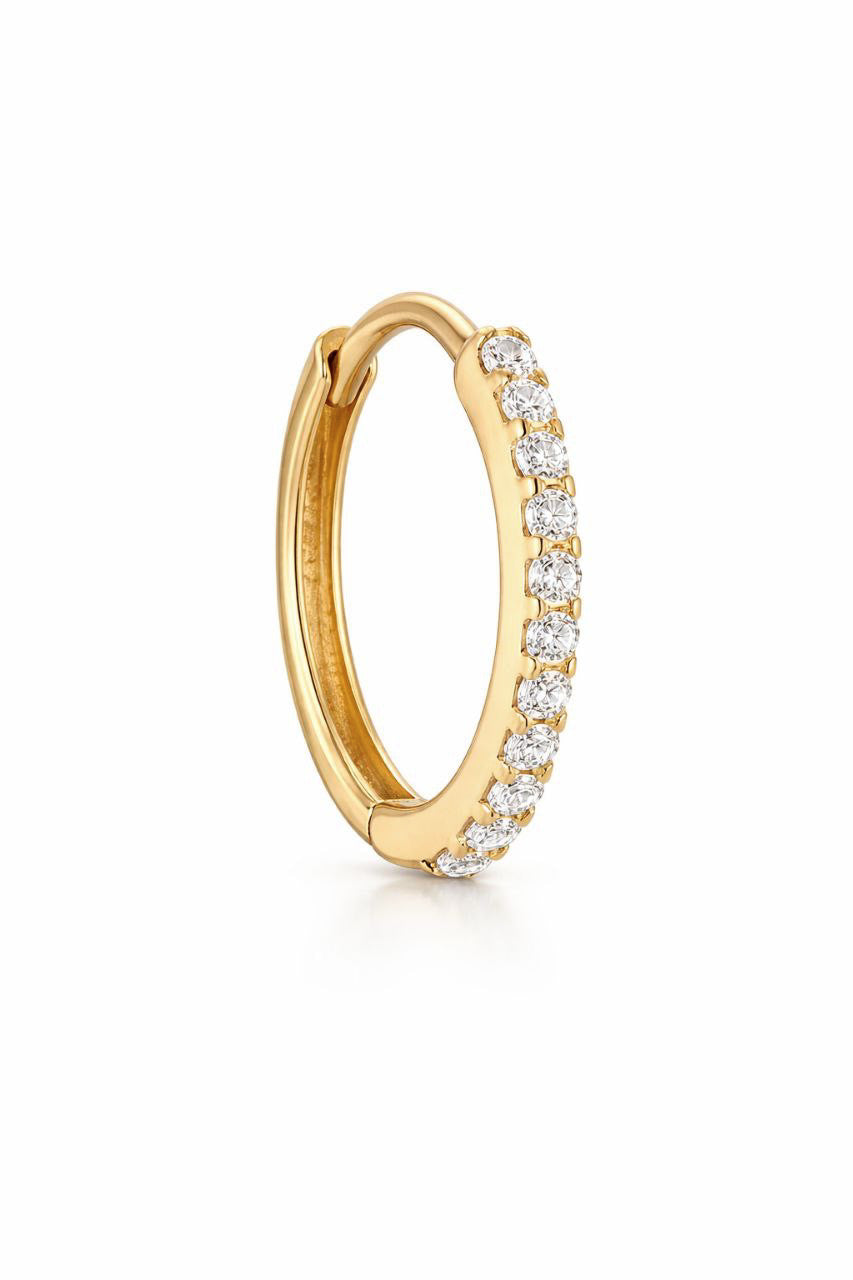 14k Gold Basic Hoop
