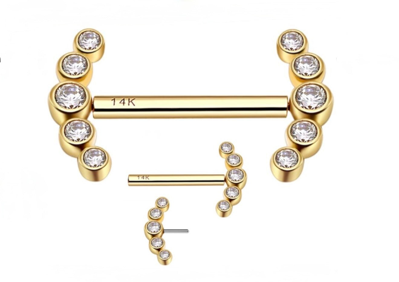 14k Gold Nipple