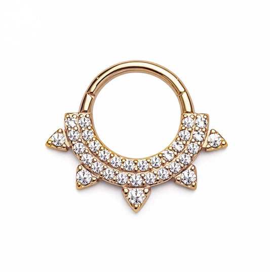 18k Gold Natural diamond-Daith